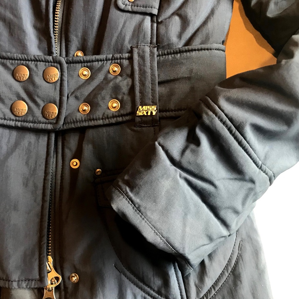 MISS SIXTY Chic DARK BLUE Coat - Picture 5 of 6